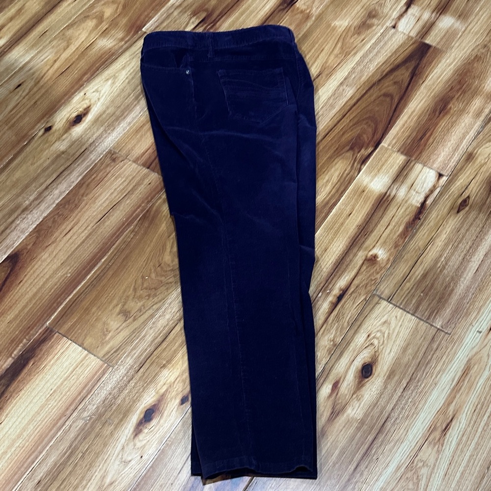 Women’s jeans  purple Corduroy Pants size 16 P excellent condition#044